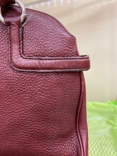 Auth.Salvatore Ferragamo Burgundy Shoulder Bag - Picture 7 of 12