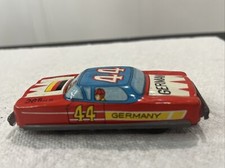 Vintage Japan 1950 TN Nakamura Tin Toy Race Car 44 Germany Antique Vtg Tinplate