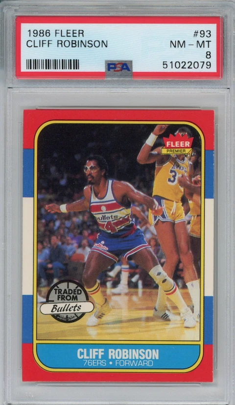 Cliff Robinson trading card
