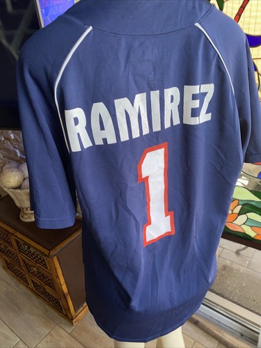VTG JERSEY STARTER DETROIT LIONS RAMIREZ #1 SZ MED MEN BBY - Picture 4 of 7
