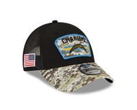 Nfl Basecap Los Angeles Chargers Cap Salute To Service 9Forty 2021 195853840382