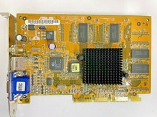 ASUS V7100 MAGIC 32M NVIDIA GEFORCE2 MX AGP VIDEO CARD VGA COMP OUT S-VID MXB55