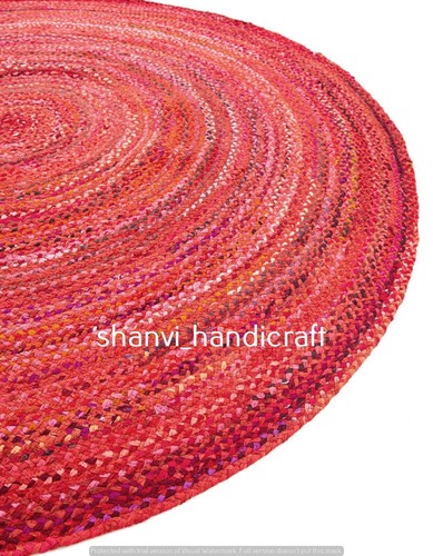 Rustic Farmhouse Braided Semi-Circle Rug, Washable braided Half-Round Floor Rugs - Picture 10 of 18