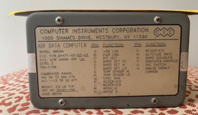 CIC Computer Instrument Corporation air data module | eBay