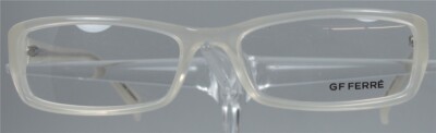 GF FERRE FF11102 Weiß Kunststoff Vollrand Designer Brille Brillengestell NEU