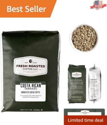 Kosher Unroasted Costa Rican Tarrazu - 5 Pound Coffee Roasting Delight