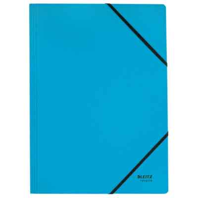 10x LEITZ 39080035 Eckspanner Recycle DIN A4 blau