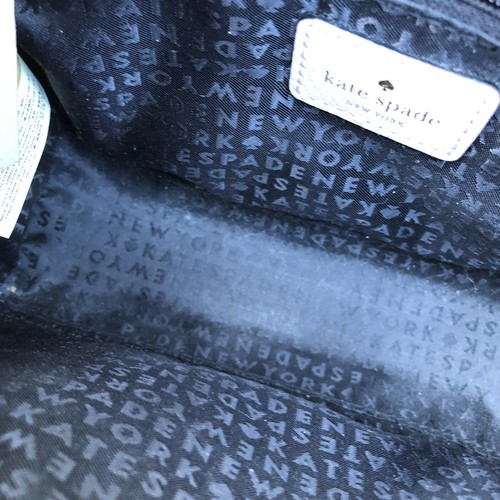 Borsa a tracolla Kate Spade Grand Street Colorblock Hayden in pelle grigia nera - Foto 11 di 13