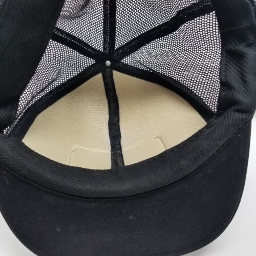Vintage NASA Patched Gold Captain Style Foam Trucker Hat - Snapback FLAWS Look - Picture 4 of 5