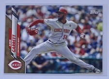 2020 TOPPS GOLD BASEBALL  AMIR GARRETT /2020 NO 217 CINCINNATI REDS