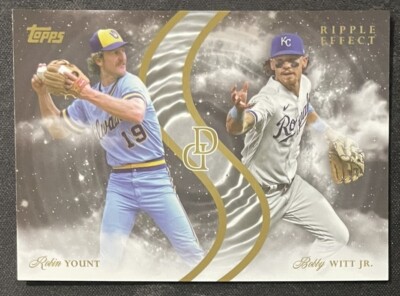 2024 Topps Dynamic Duals Robin Yount / Bobby Witt Jr. Ripple Effect #RE-04