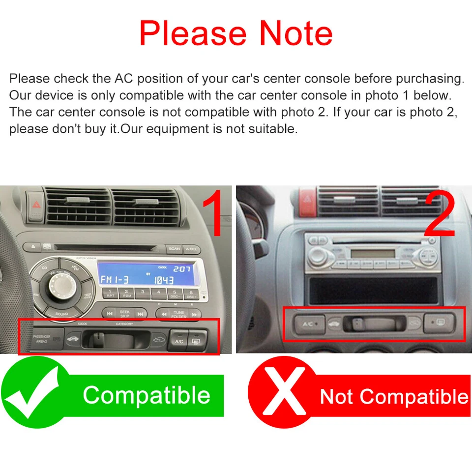 Android 13 Car Radio CarPlay Wifi GPS Navi Stereo For Honda Fit Jazz 2004-2007 - Image 2 of 4