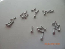 ALUMINUM ROUND HEAD PHILLIPS MACHINE SCREWS 6/32 x 1/2" 24 PCS. NEW