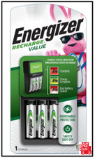 Energizer Rechargeable AA and AAA Battery Charger with 4 AA NiMH Batteries