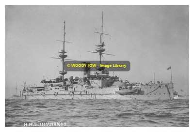 rp09078 - Royal Navy Warship - HMS Illustrious - Print 6x4