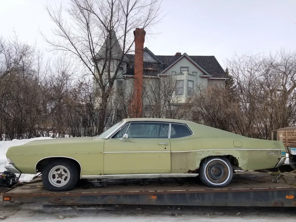 Soportes parachoques delanteros Galaxie 500 Ford 68 1968 Galaxy XL LTD trasero Foto 3 de 4