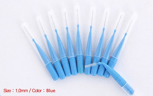 New Dental Interdental Brush Tooth Floss Stick Hygiene Toothpick, x 100pcs - Picture 8 of 10