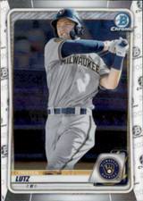 2020 BOWMAN CHROME PROSPECT MILWAUKEE BREWERS - TRISTEN LUTZ #BCP-61