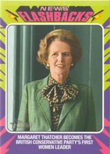 2024 Topps Heritage News Flashbacks #NF-4 Margaret Thatcher