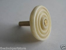 Hand Setting Knob 25mm for Mercurious Banjo Wheel Quicksilver Barometer. Bone