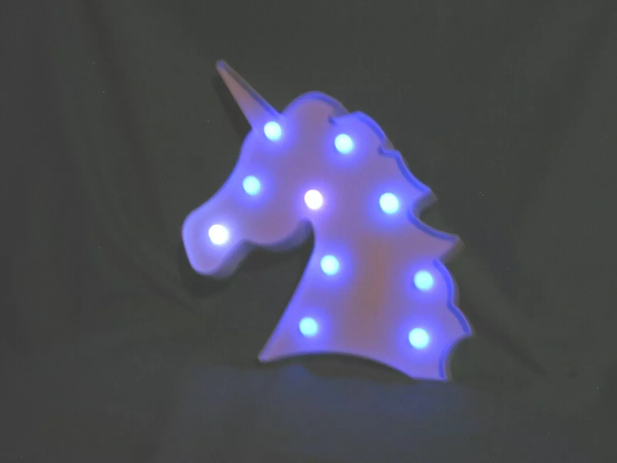 Unicorn night light kmart deals