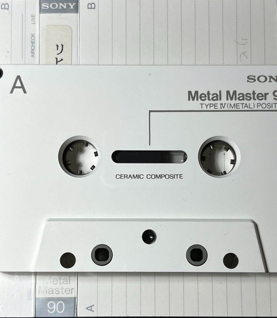 Sony Metal Master Cassette Tape 90 min Metal Position Japan Used Good
