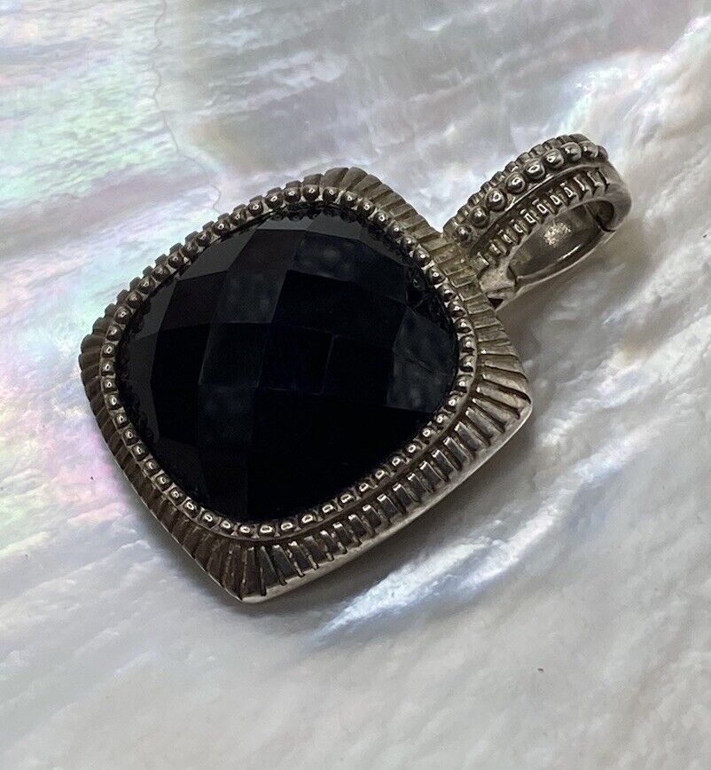 WK WHITNEY KELLY STERLING SILVER AND FACETED ONYX… - image 3