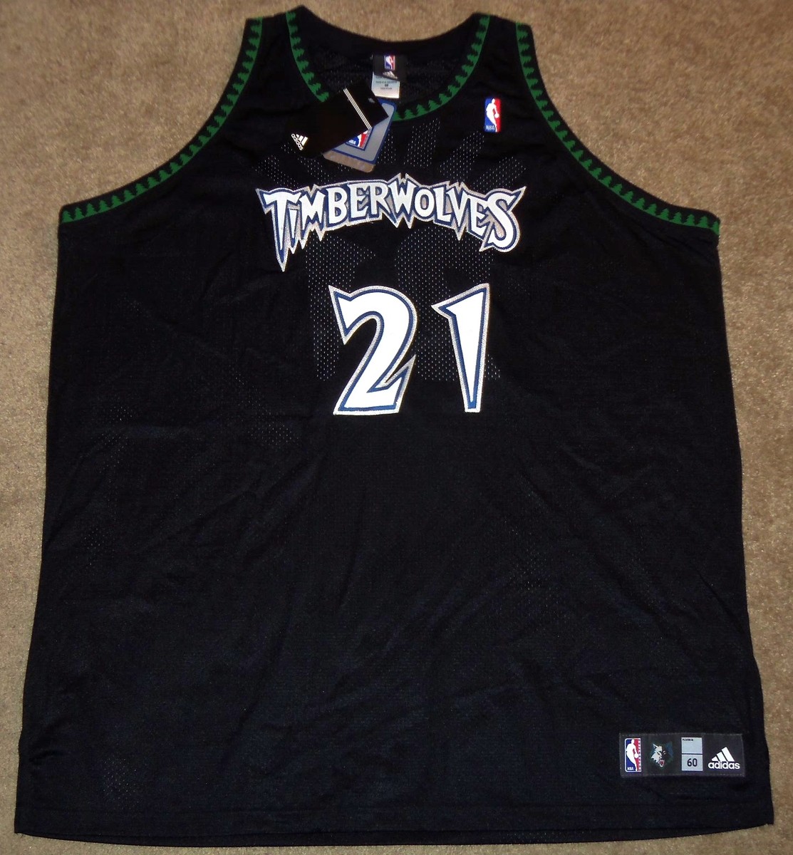 NBA TIMBER WOLVES GARNETT ユニフォーム adidas製 NEW AUTHENTIC KEVIN GARNETT MINNESOTA TIMBERWOLVES ADIDAS OG