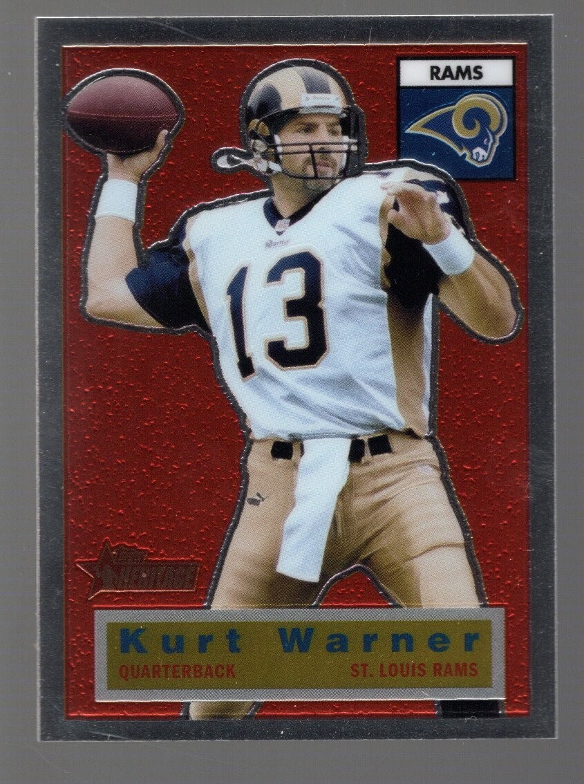 Kurt Warner 2001 Topps Heritage Chrome 477/556 #43