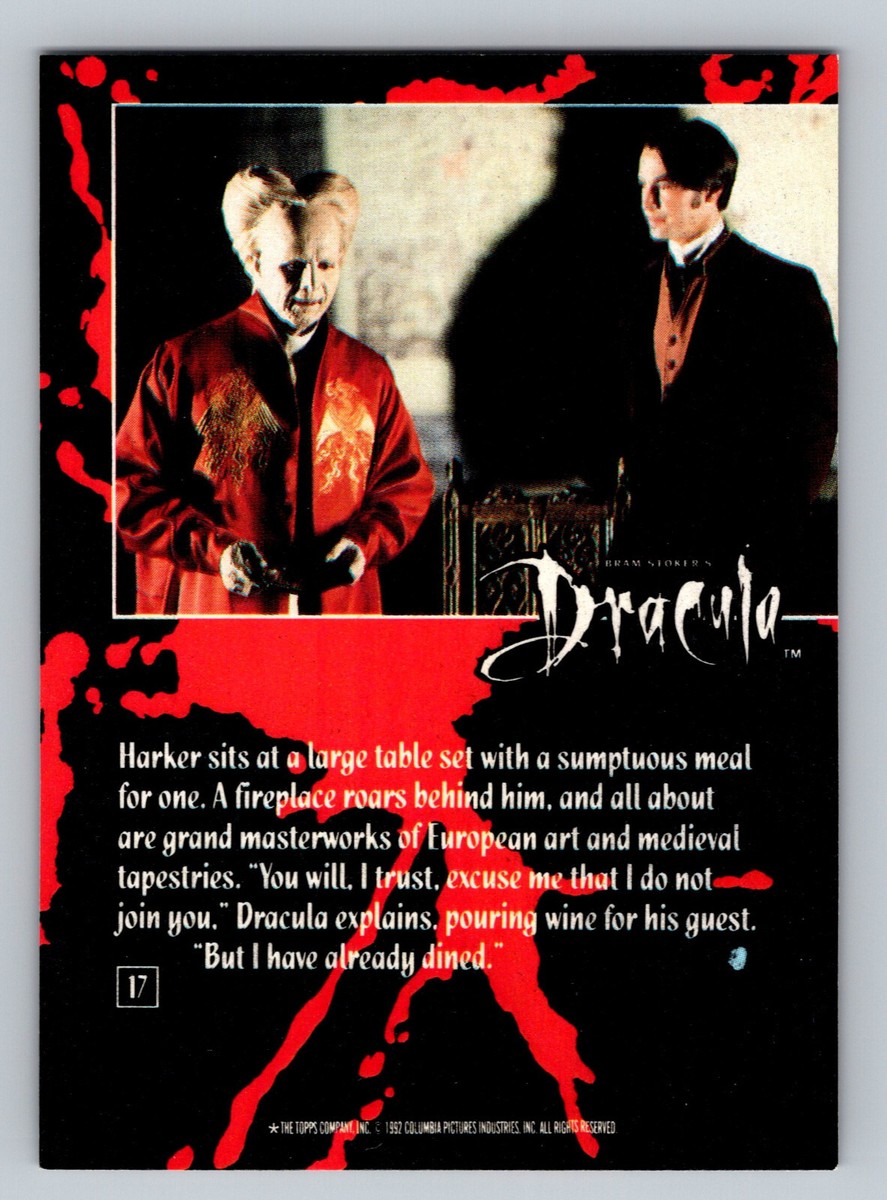 1992 Topps Bram Stoker's Dracula #17 Harker Trading Card Horror | eBay
