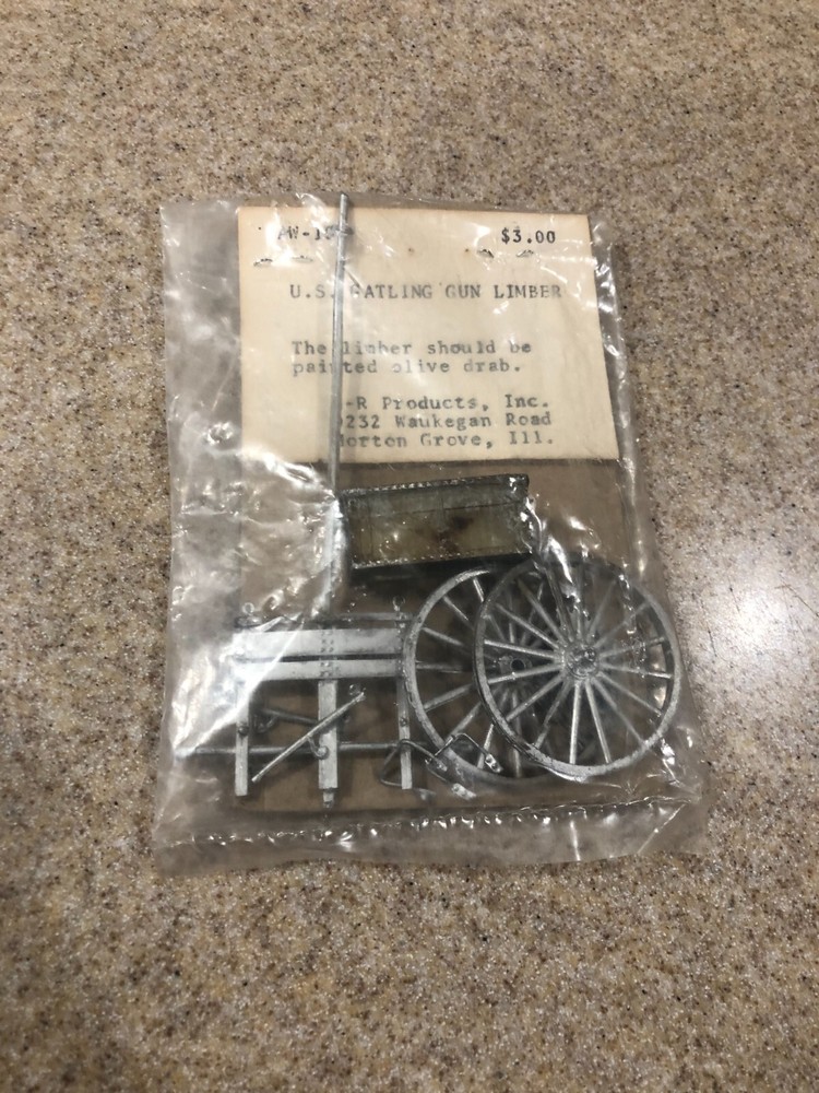 H-R Products US Gatling Gun Limber for Cannons or Guns NOS