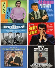 THE VERY BEST OF DEL SHANNON BUDDY HOLLY EVERLY BROTHERS RITCHIE VALENS 6 CD LOT