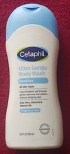 Cetaphil Ultra Gentle Body Wash Sensitive_All Skin_Fregrance Free_16.9 fl oz