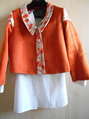 Exclusives Einzelstück! Jacke aus antikem Obi gearbeitet. Gr. 36 - Bild 1 von 4