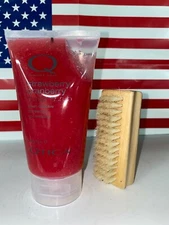 QTICA Smart Spa SUGAR SCRUB Manicure & Pedicure 7oz. Strawberry Cranberry &Brush