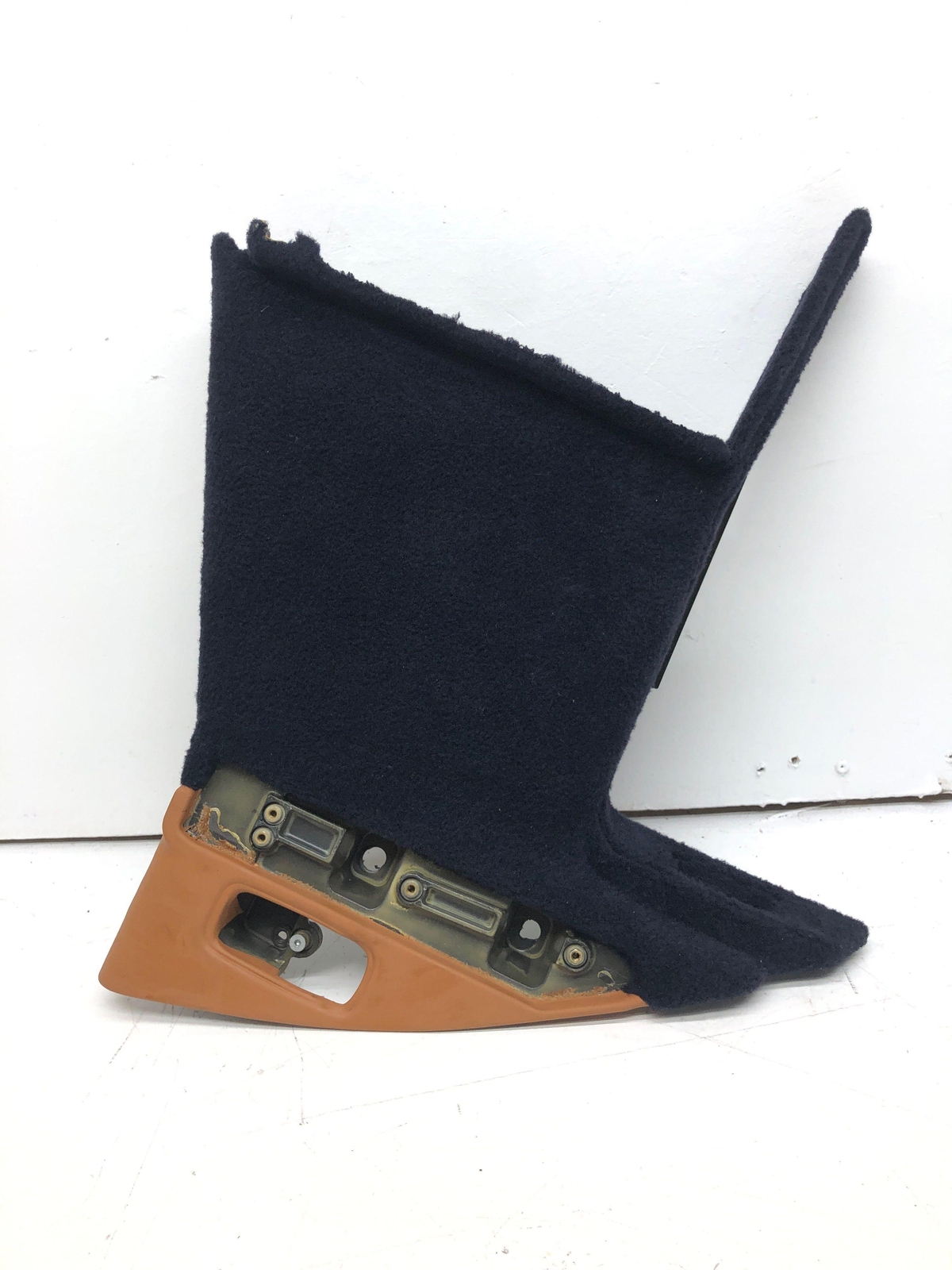 2017-2020 FERRARI GTC4LUSSO LEFT REAR QUARTER SEAT BELT PANEL COVER BLUE CUOIO