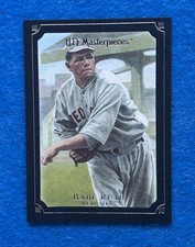 2007 Upper Deck Masterpieces Babe Ruth #22 Black Linen Border /99 Red Sox