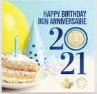2021 CANADA HAPPY BIRTHDAY  5 COIN GIFT SET WITH SPECIAL LOONIE