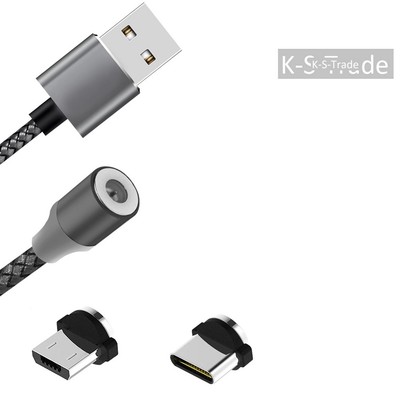 Daten-Lade-Kabel für Vertu Signature Touch mit USB-Typ C und Micro-USB-Adapter