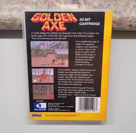 Golden Axe: "32X Edition" for SEGA 32X with case