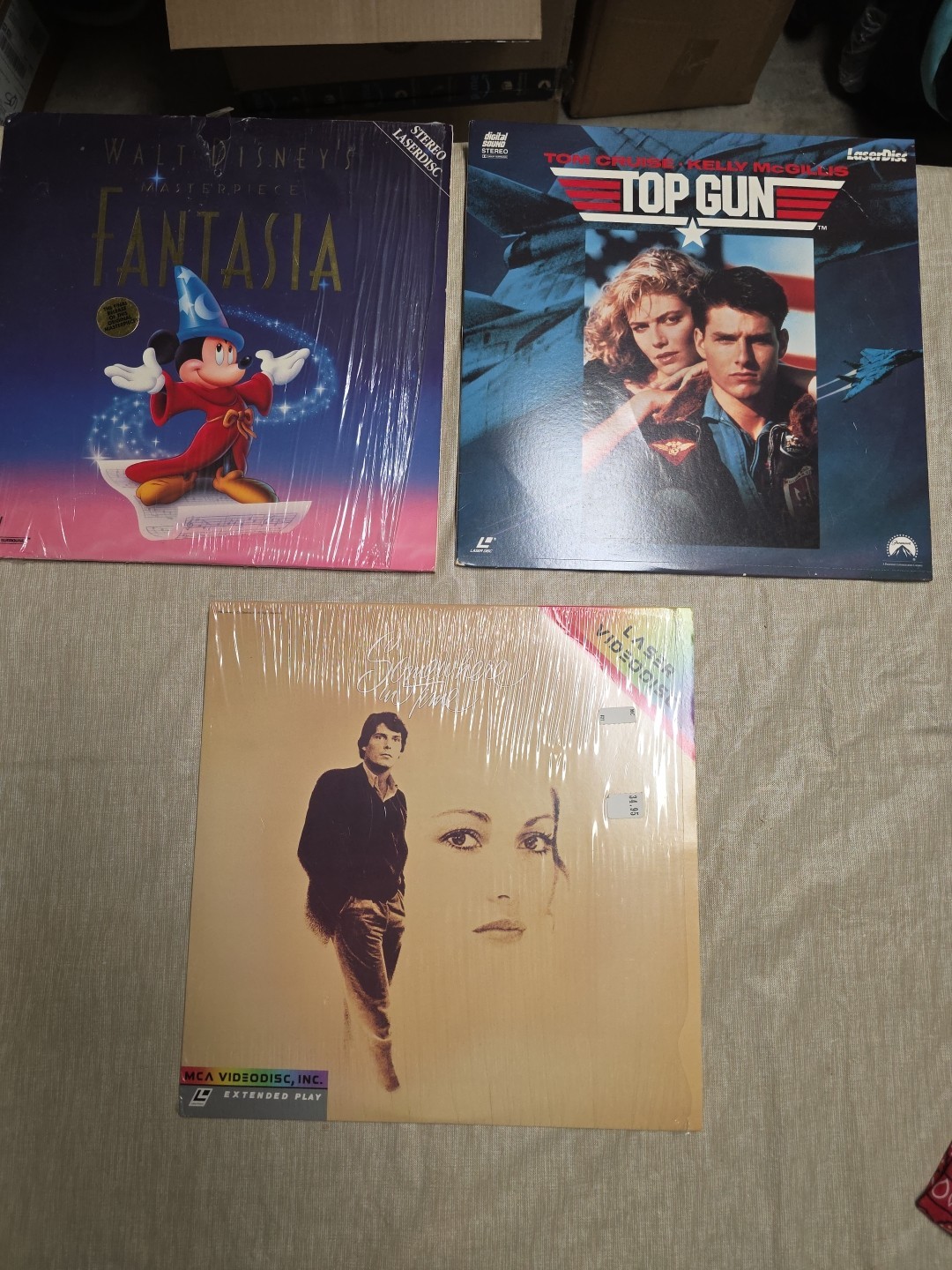 Set of 15 Laser Disks which are PLAYED on a Laser Disk Player: See Titles Below
