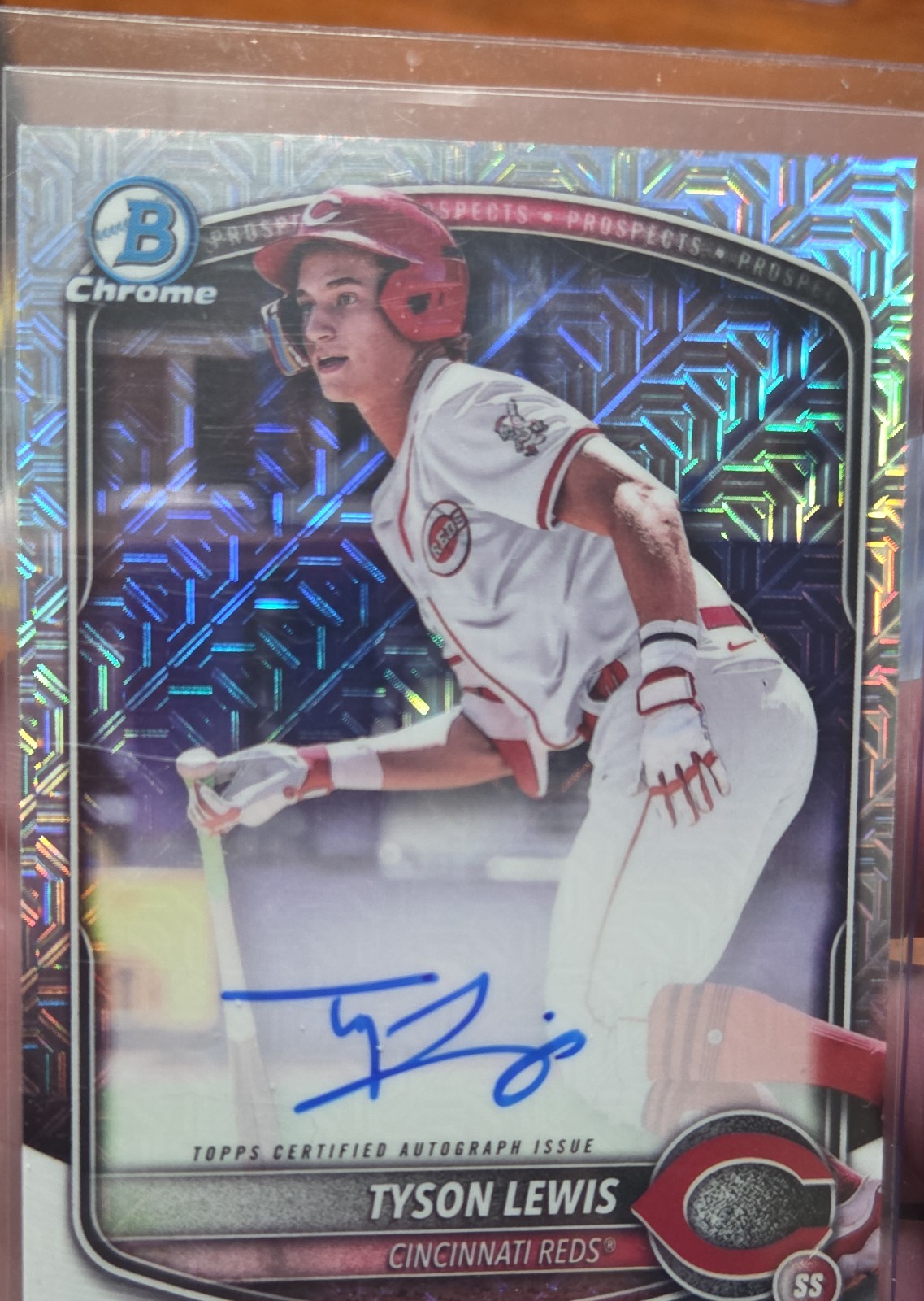 2025 Bowman - Chrome Prospect Mega Box Autographs Tyson Lewis #BMA-TLE (AU, RC)