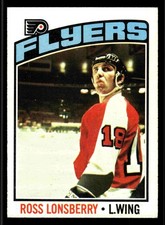 1976-77 Topps Ross Lonsberry #201 - Philadelphia Flyers