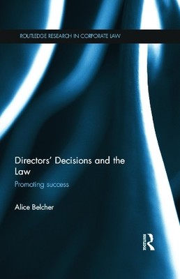 Directors' Decisions and the Law - 9780415671934