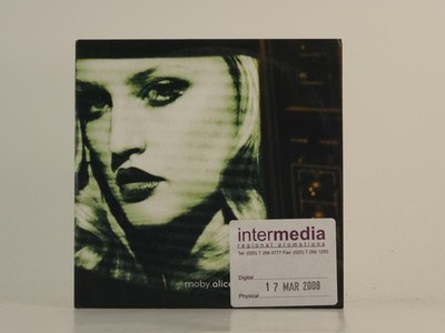 MOBY ALICE (H1) 1 Track Promo CD Single including Card Sleeve MUTE