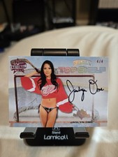 2019 Bench Warmer Jaslyn Ome Detroit Red Wings! Hockey Auto #22 SSP /4