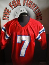 NEW ENGLAND PATRIOTS VINTAGE #7 CHAMPION BRAND JERSEY NFL