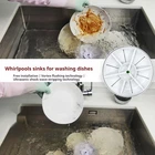Kitchen Ultrasonic Wireless Dishwasher - Portable Small Fruit Vegetable Washing 