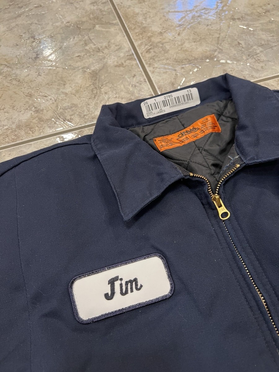 Cintas Mechanics Uniform Medium Navy Work Jacket Insulated #970-20