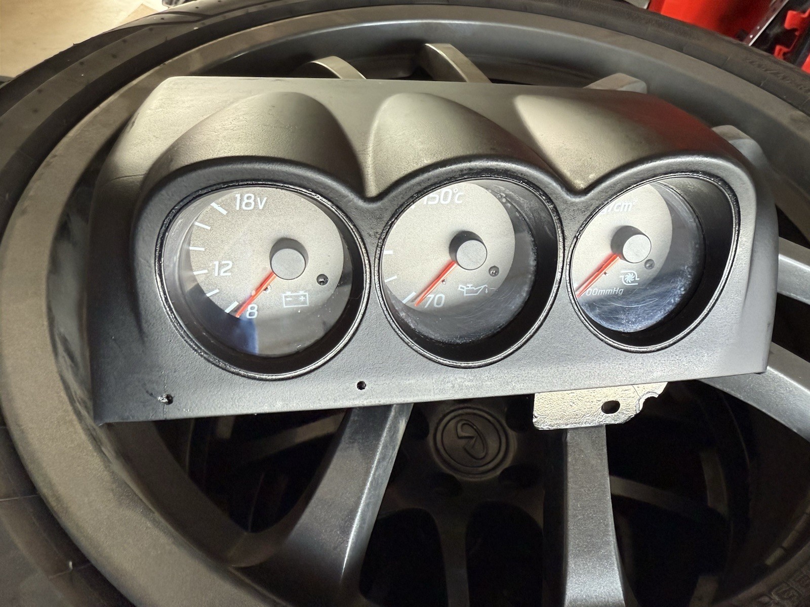 JDM NISSAN SKYLINE ER34 GTT Genuine Triple Gauge REV COUNTER TRIPLE POD TURBO